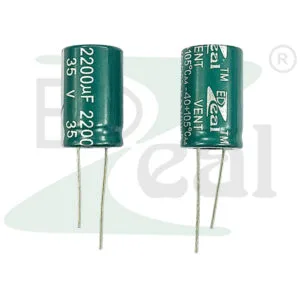 2200UF 35V 16x25MM Edzeal Electrolytic Capacitor