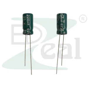 220UF 25V 6.3x12MM Edzeal Electrolytic Capacitor