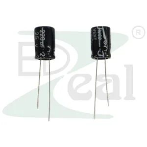 220UF 25V 8x12MM JWCO Electrolytic Capacitors KM Series