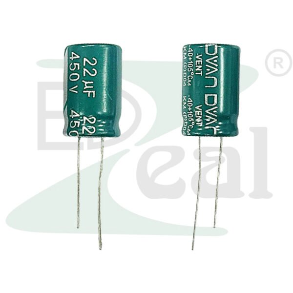22UF 450V 13x21MM Dvan Electrolytic Capacitor