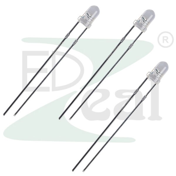 3MM White Green Long Leg Dip Through Hole Led