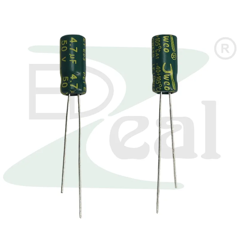 4.7UF 50V 5x11MM JWCO Electrolytic Capacitors LF Series