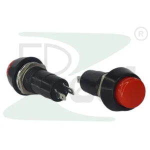 Push Button Switch PB11C02 without Lock 2 Pin Red