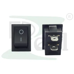 Rocker Switch 12 2 Pin Black On Off Iron