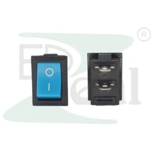 Rocker Switch 12 2 Pin Blue On Off Iron
