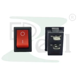 Rocker Switch 12 2 Pin Red On Off Iron
