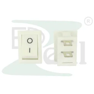 Rocker Switch 12 2 Pin White On Off Iron