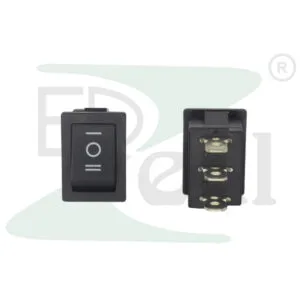 Rocker Switch 12 3 Pin Black 3 Way Iron