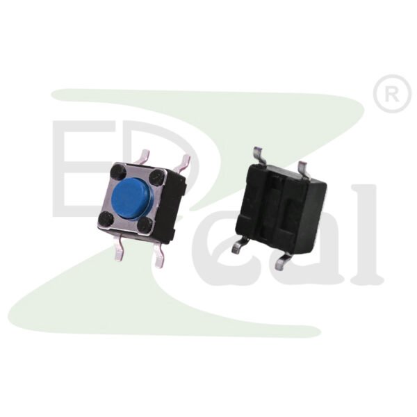 SMD Tactile Switch 6x6x5 4 pin Blue