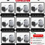 Assorted Capacitor Types from JWCO, Edzeal, DVAN & NDF – Electrolytic, Ceramic, SMD, DIP