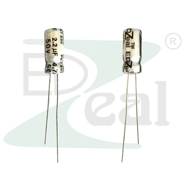 2.2uf 50V 5x11mm Edzeal Electrolytic Capacitor