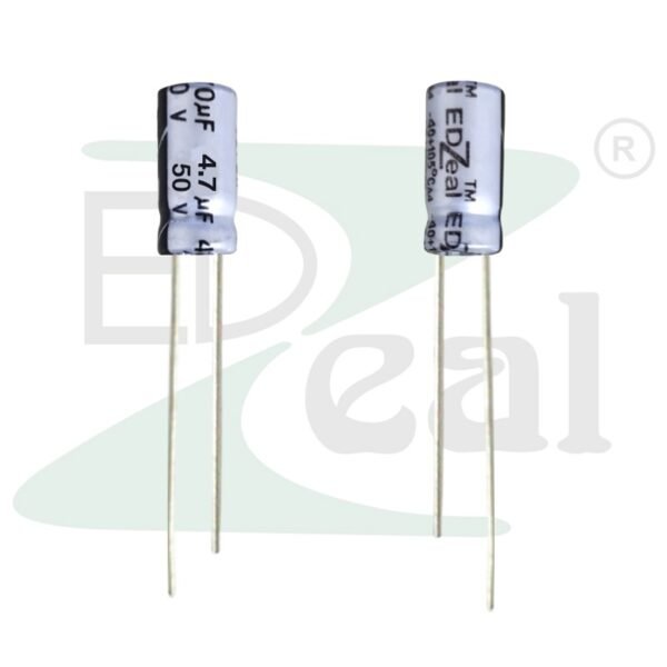 4.7uf 50V 5x11mm Edzeal Electrolytic Capacitor