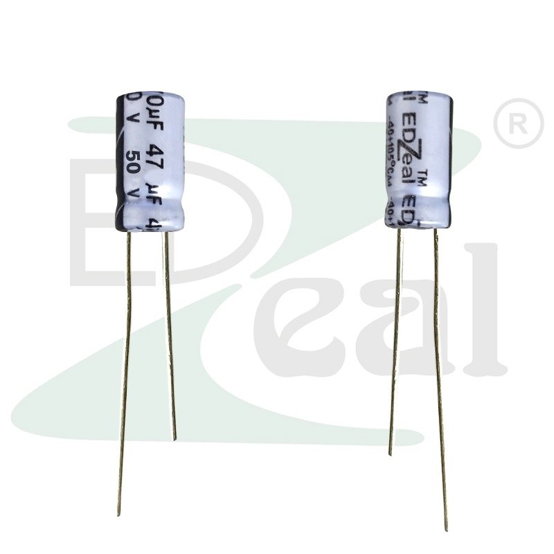 47UF 50V 6.3x12MM Edzeal Electrolytic Capacitor