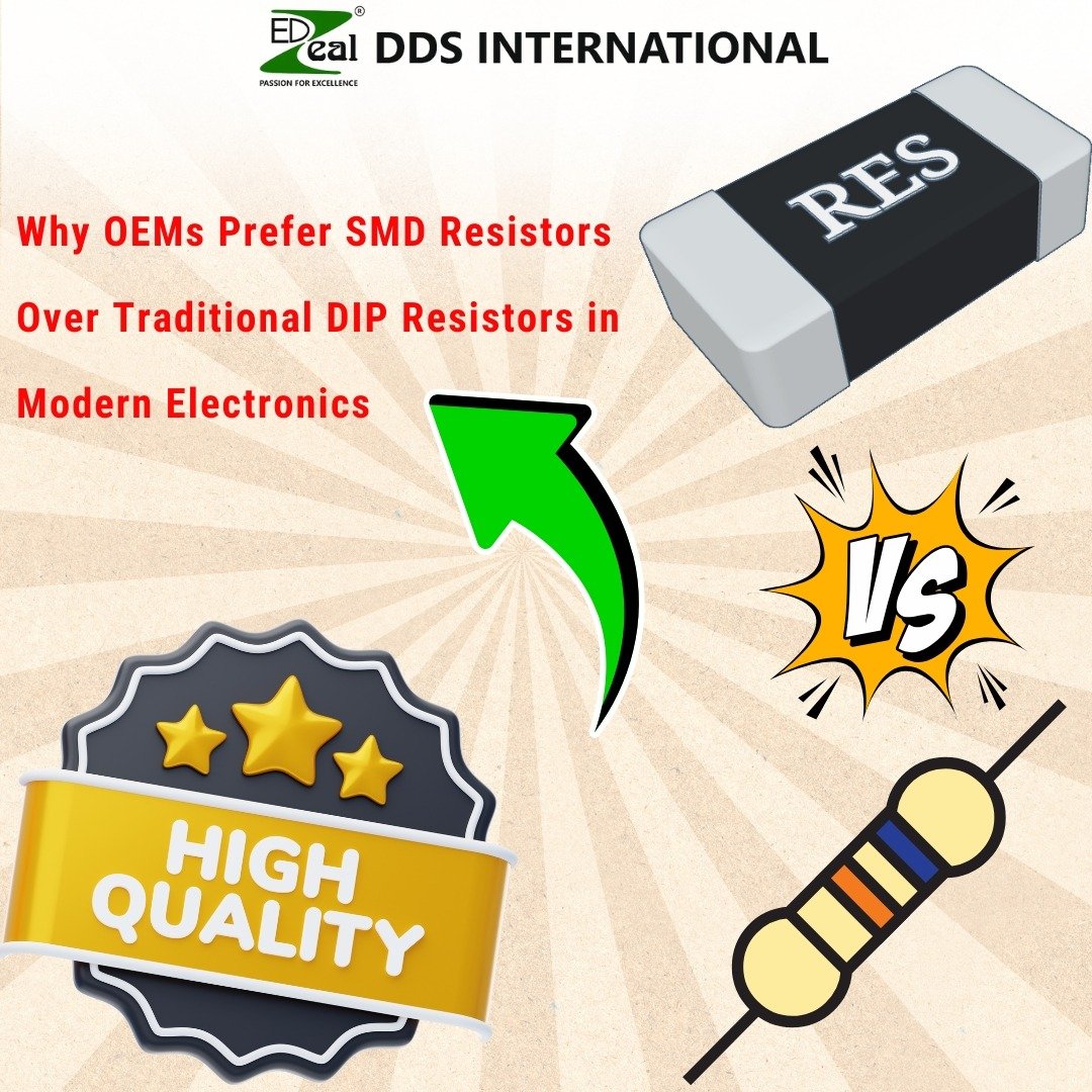 SMD Resistors vs DIP Resistors in Electronics Manufacturing
