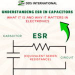 Illustration Explaining ESR (Equivalent Series Resistance) in Capacitors