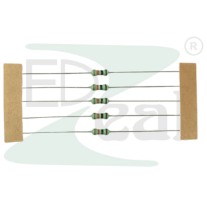 10K Ohm ±5% 1/4W Carbon Film Through Hole Axial Resistor with Brown-Black-Orange-Gold color bands