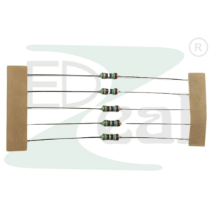 2.7K Ohm 1/4W Through Hole Carbon Film Resistor axial lead