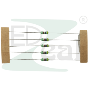 4.7K Ohm 1/4W Through Hole Carbon Film Resistor with ±5% Tolerance – Axial Lead CFR