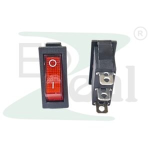 KCD3 3 Pin Red Light On-Off Rocker Switch with Copper Terminals 15A 250V
