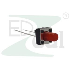 Tactile Switch 2PIN 6x6x8 Red IRON