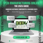 PCB manufacturing process with electronic components sourcing and design improvements