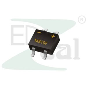 MB10F SMD Bridge Rectifier Diode 46 MIL SOP-4 Package Front View