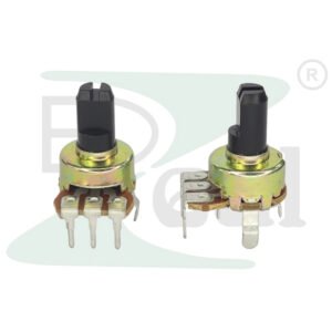 100K 3 Pin Tone Potentiometer — Smooth rotation, precise resistance control from 0 to 100KΩ