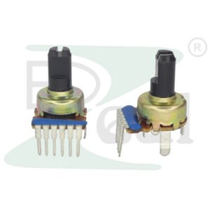 100K 6Pin Tone Potentiometer Dual Gang Rotary D-Type Shaft