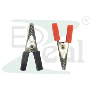 Crocodile Chimti Small Black Red 32mm Alligator Clip for Circuit Testing India